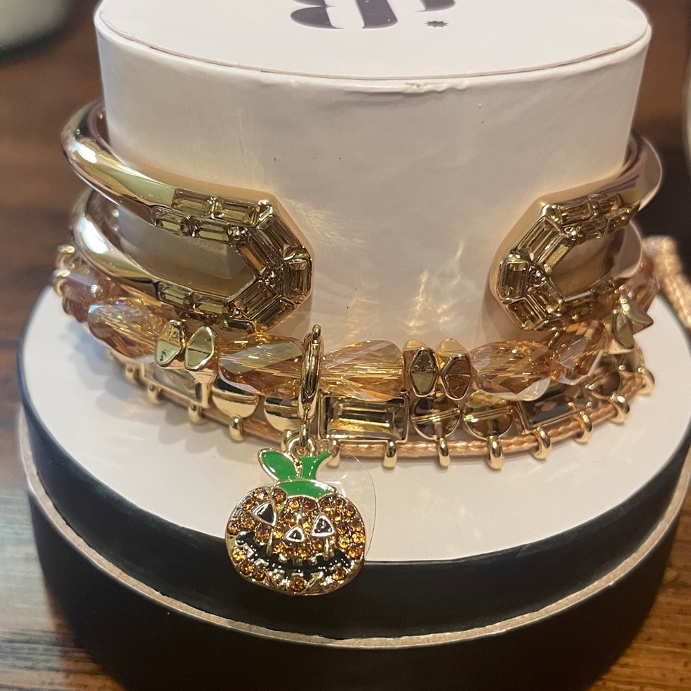 Shimmer and Shiver Bomb Party Halloween 2025 Bracelet Stack ST66259